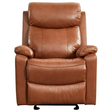 Casual Leather Glide Reclining Chair